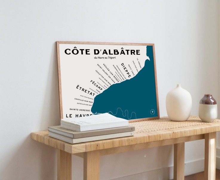 Carte de la Côte d'Albâtre