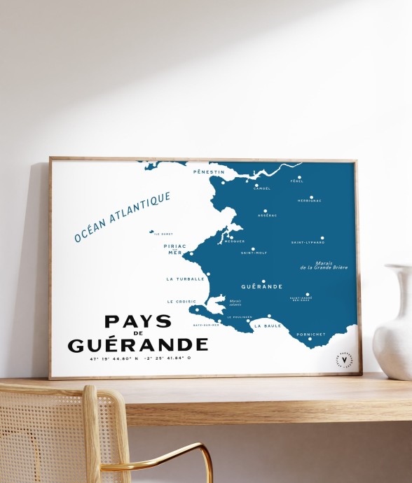 Carte du Pays de Guérande
