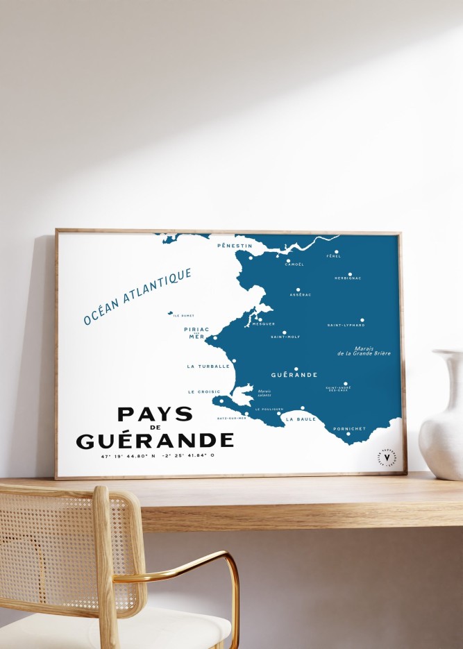 Carte du Pays de Guérande