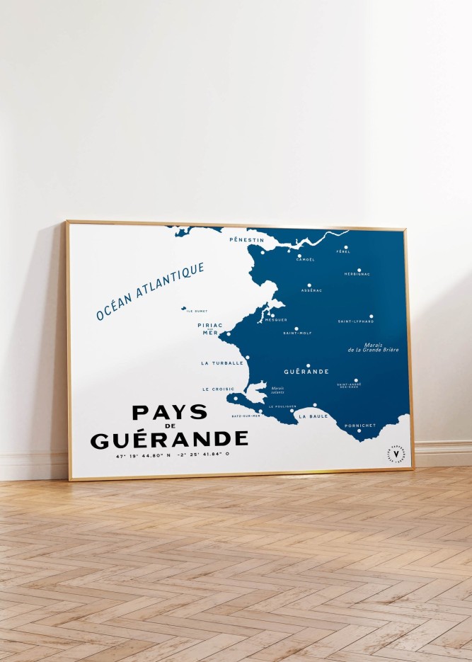 Carte du Pays de Guérande