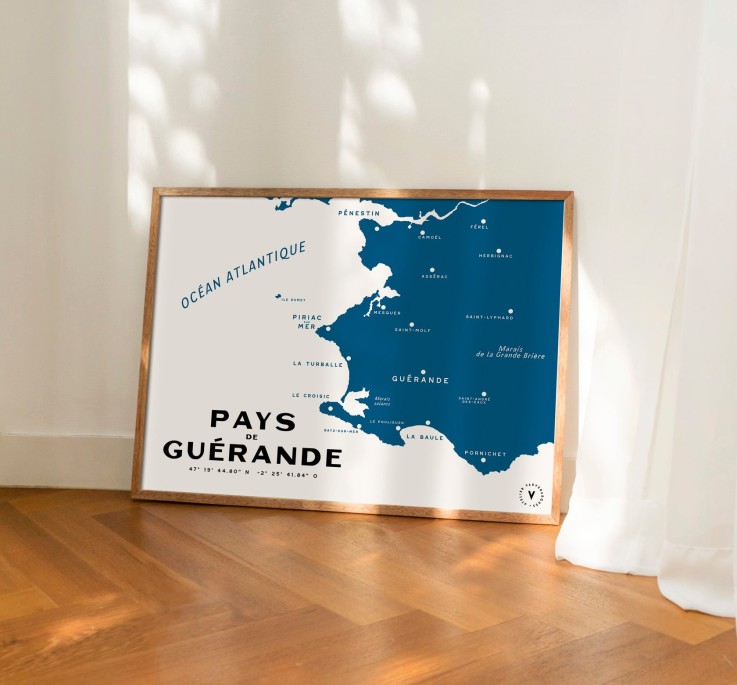 Carte du Pays de Guérande