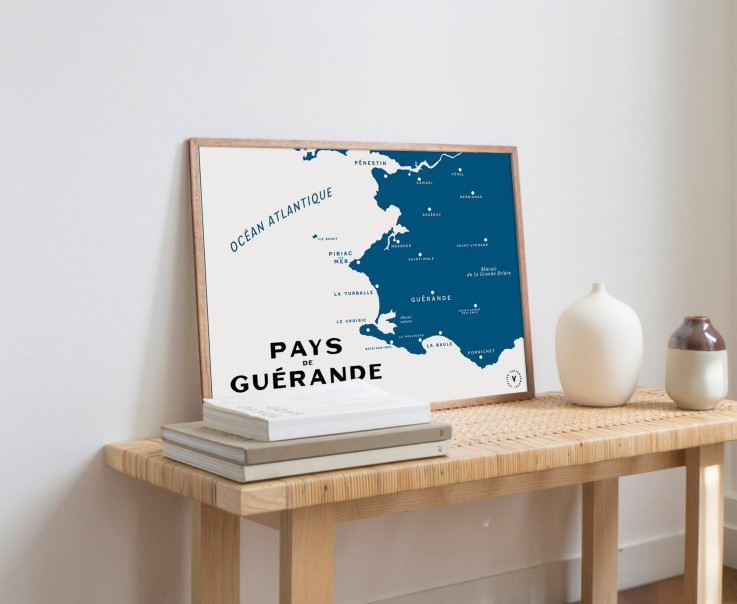Carte du Pays de Guérande