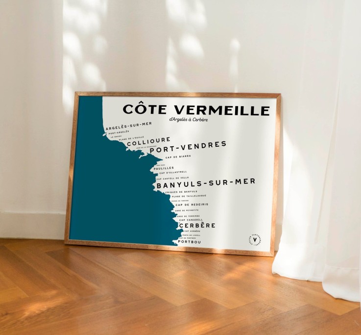 Carte de la Côte Vermeille