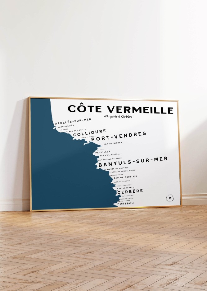 Carte de la Côte Vermeille