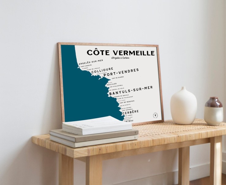 Carte de la Côte Vermeille