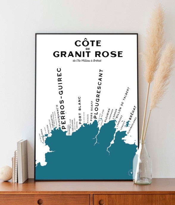 Carte de la Côte de Granit...
