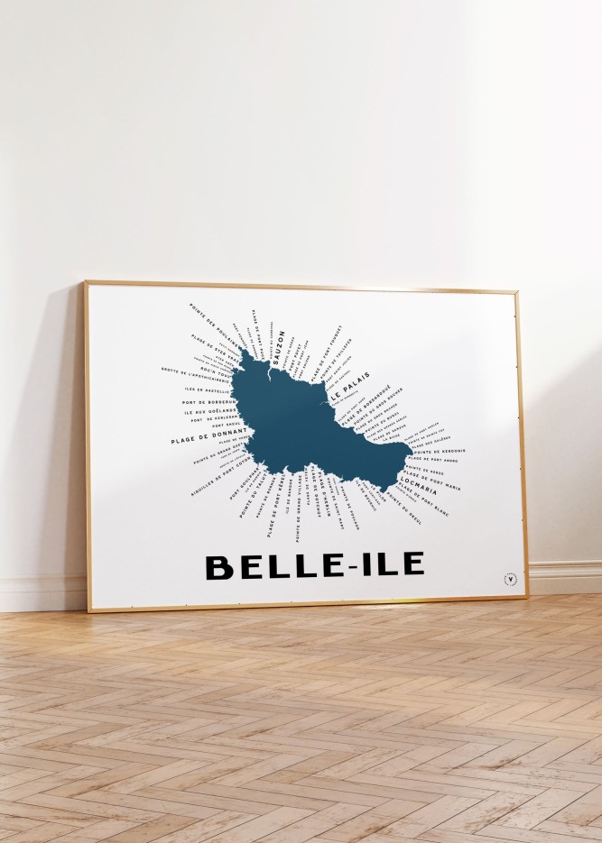 Carte de Belle-lle