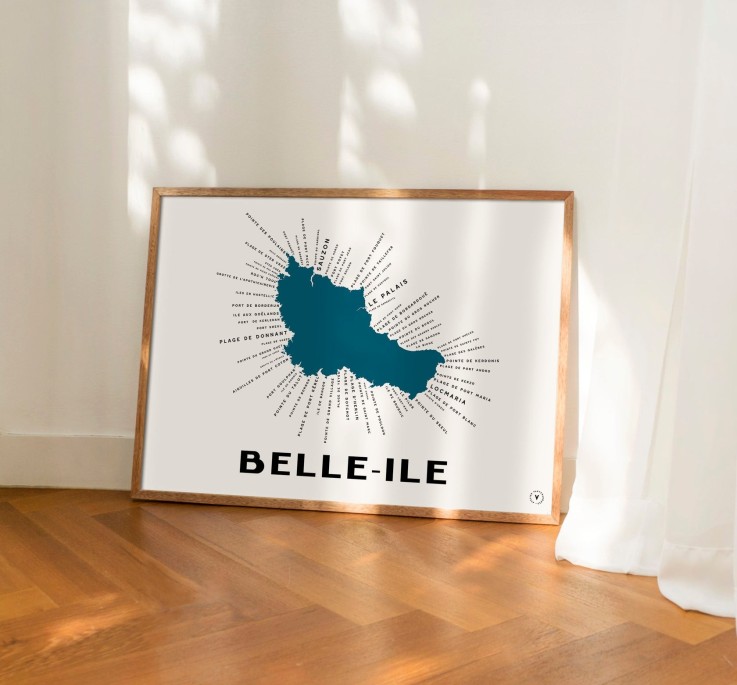 Carte de Belle-lle