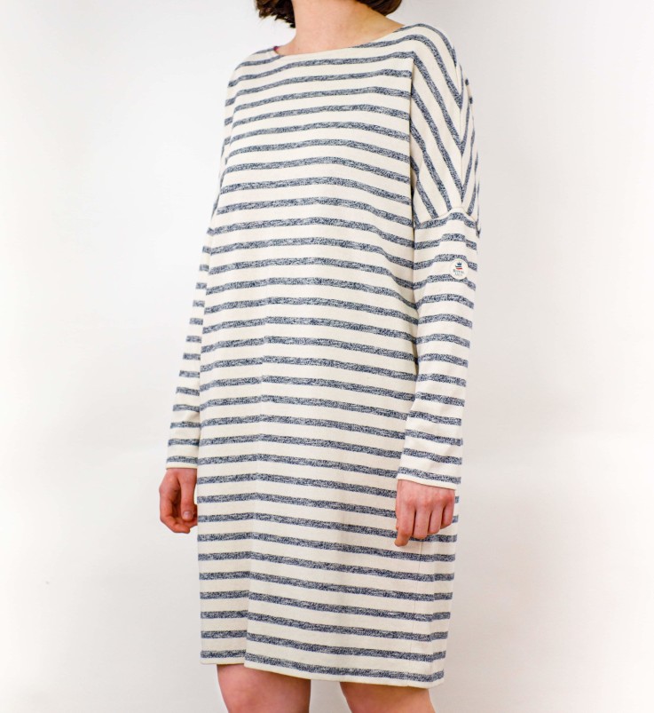 Robe marinière oversize Elsa coton
