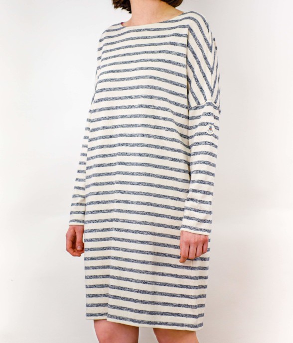 Robe marinière oversize...