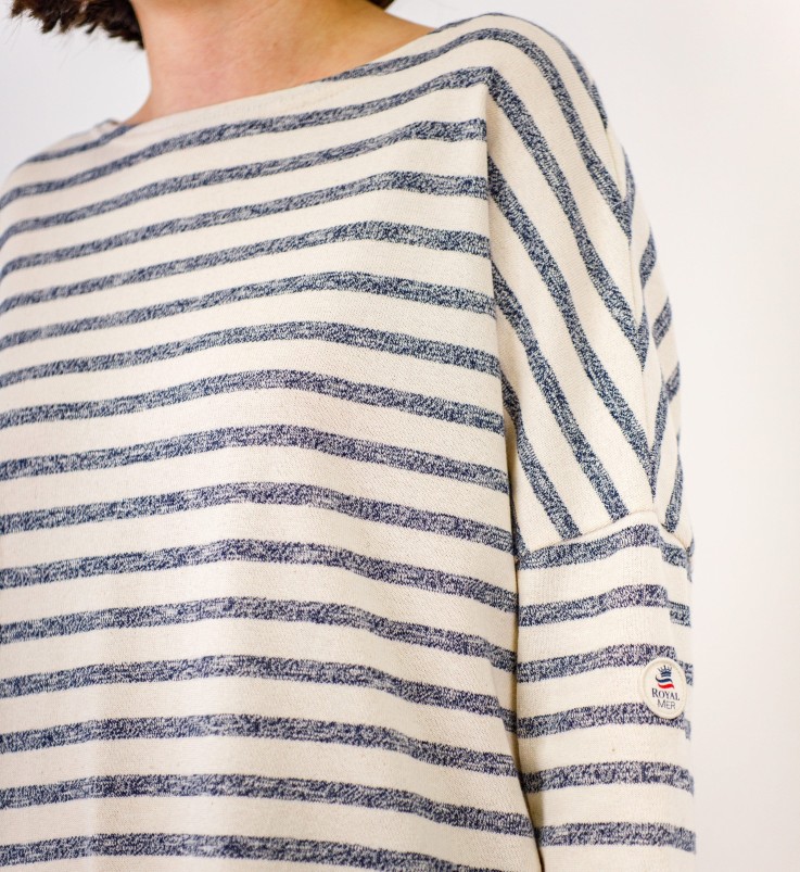 Robe marinière oversize Elsa coton