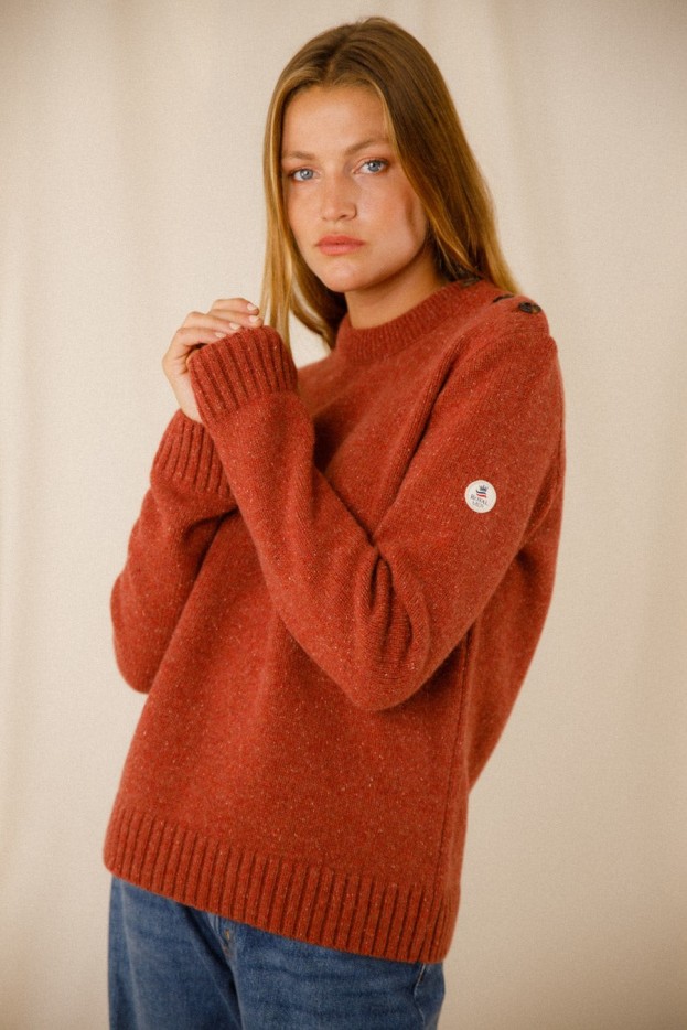 Pull Unisexe marin Andreas laine mérinos