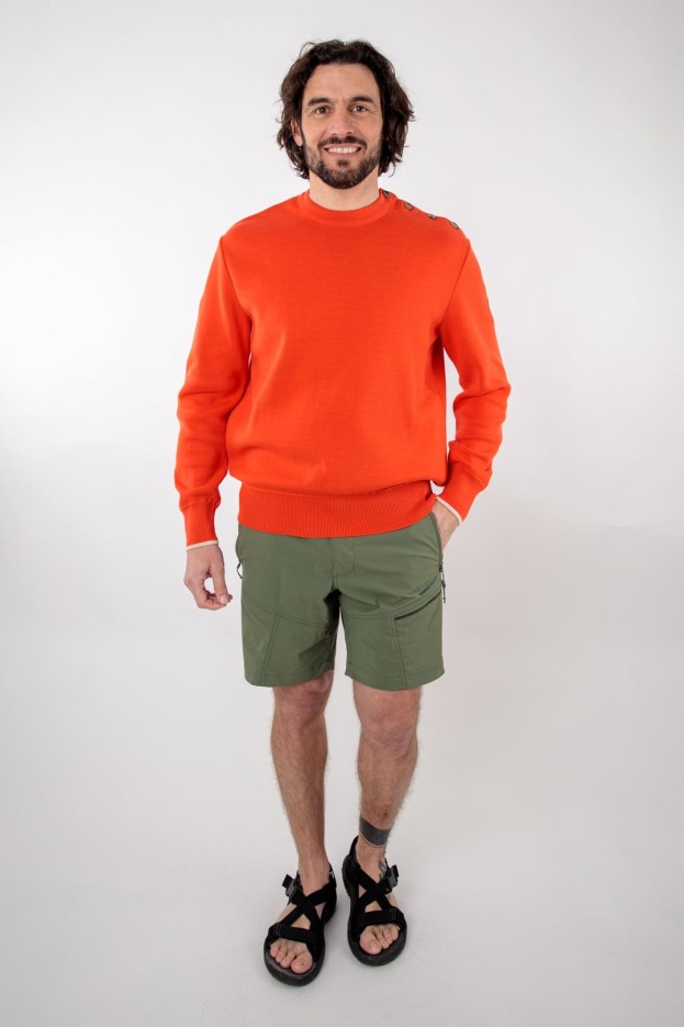 Pull marin uni Yorick coton