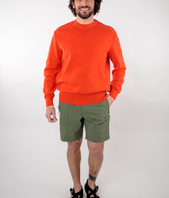 Pull marin uni Yorick coton