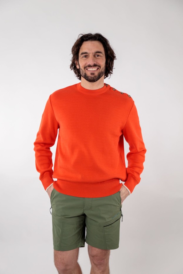 Pull marin uni Yorick coton