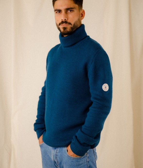 Pull col roulé Vadim laine...