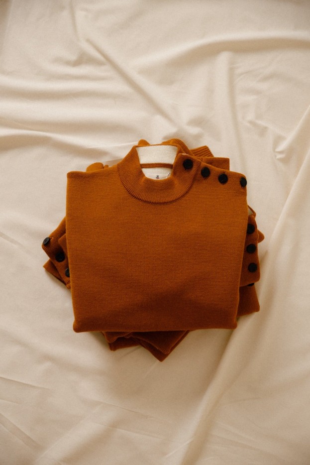 Pull Bertrand laine vierge bicolore