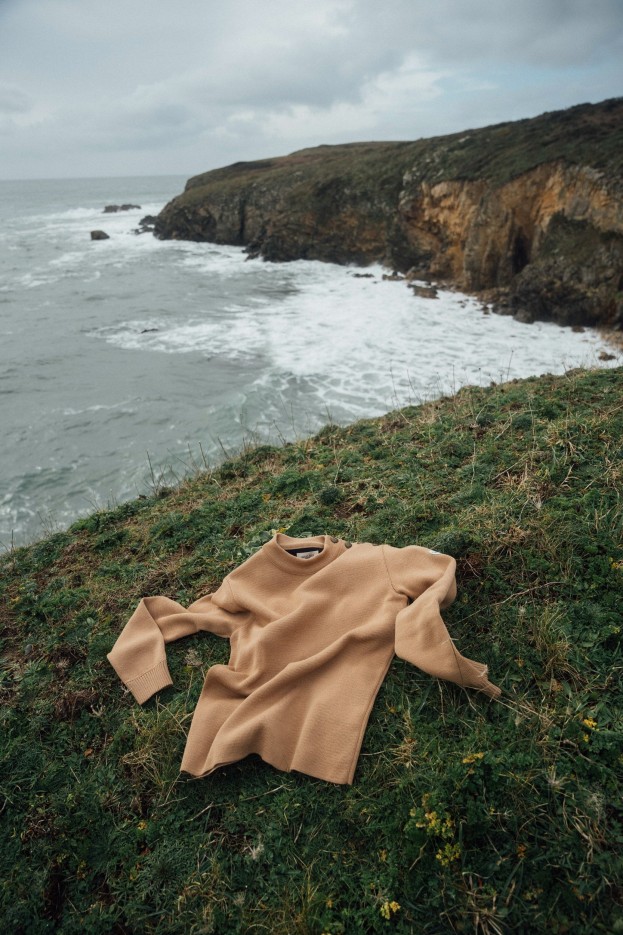 Pull marin uni Adrian 2 laine vierge