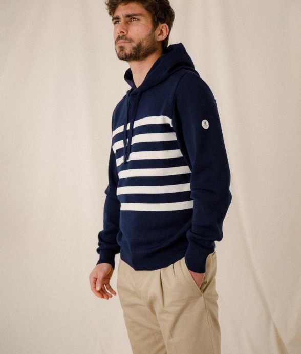 Sweat rayé Marlo laine mérinos