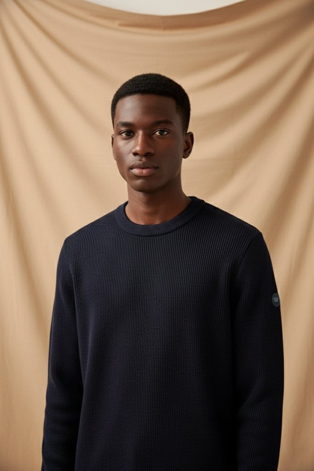 Pull uni Nino laine vierge