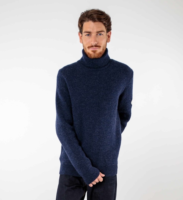 Pull col roulé Vadim laine vierge
