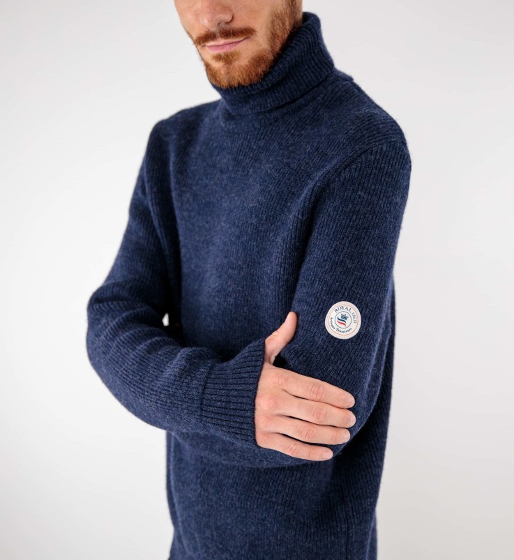 Pull col roulé Vadim laine vierge
