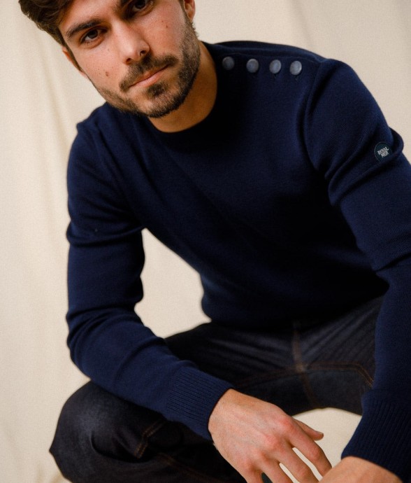 Pull marin uni Titouan...