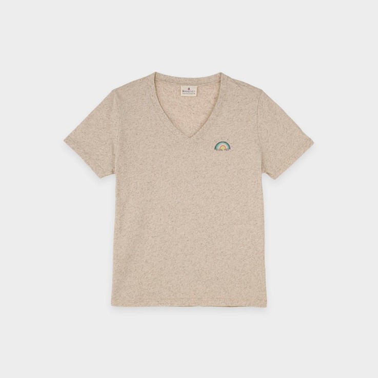 Tee-shirt arc en ciel Eva coton