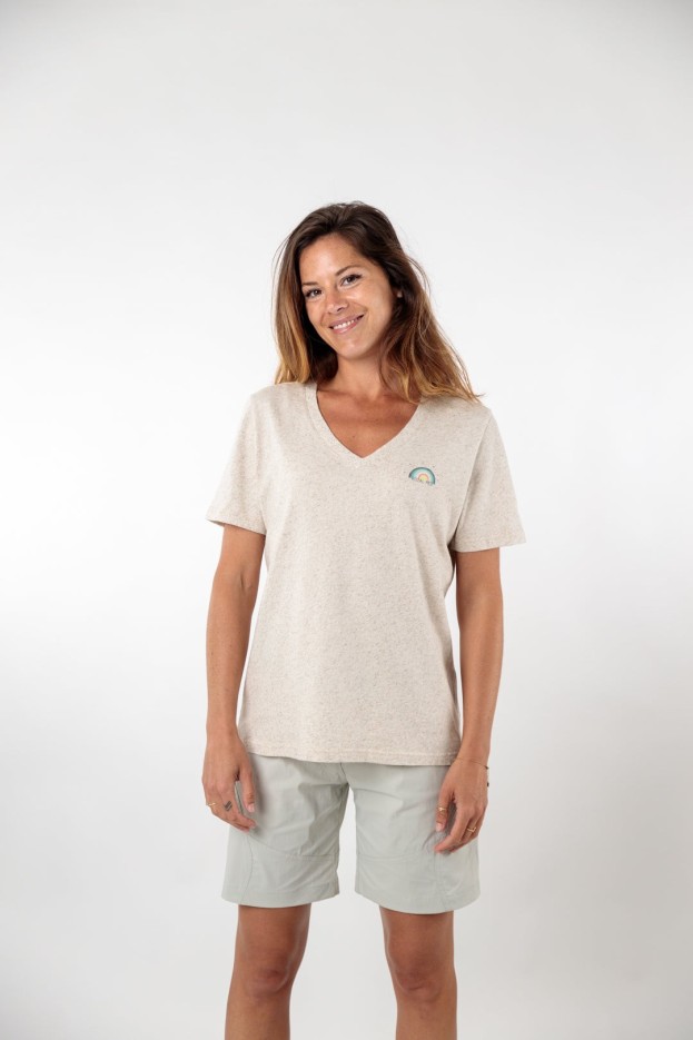 Tee-shirt arc en ciel Eva coton