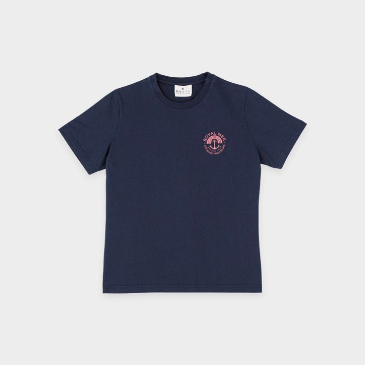 Tee-shirt ancre col rond Apolline coton
