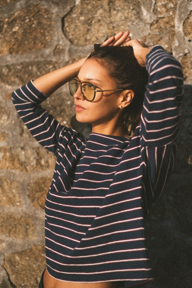 Tee-shirt rayé Francine coton