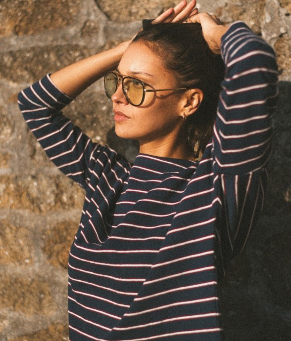 Tee-shirt rayé Francine coton