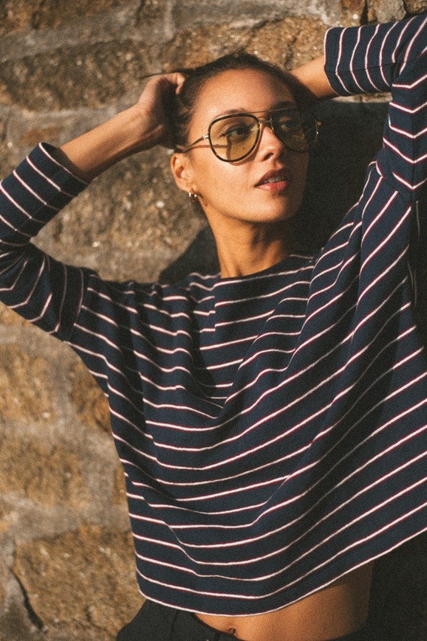 Tee-shirt rayé Francine coton