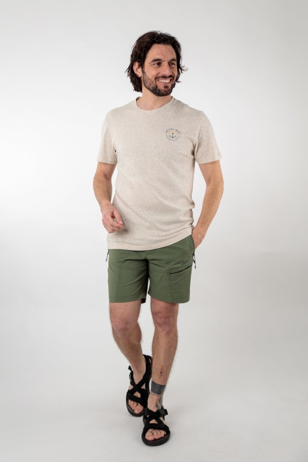 T-shirt ancre et arc en ciel Eliott coton