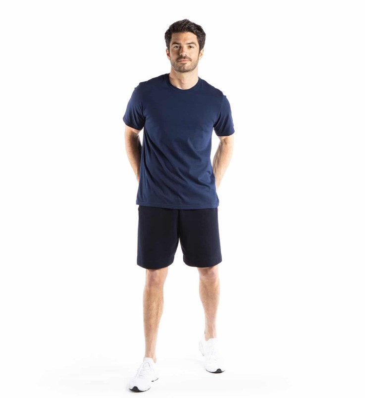 T-shirt col rond manches courtes Salomon en coton bio