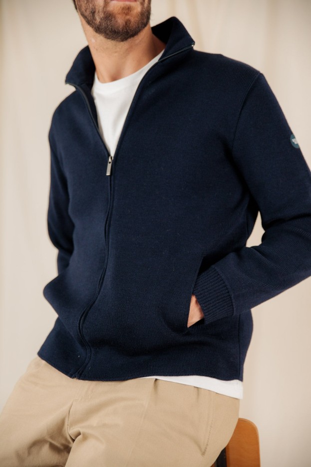 Blouson zippé Alberic 2 laine vierge