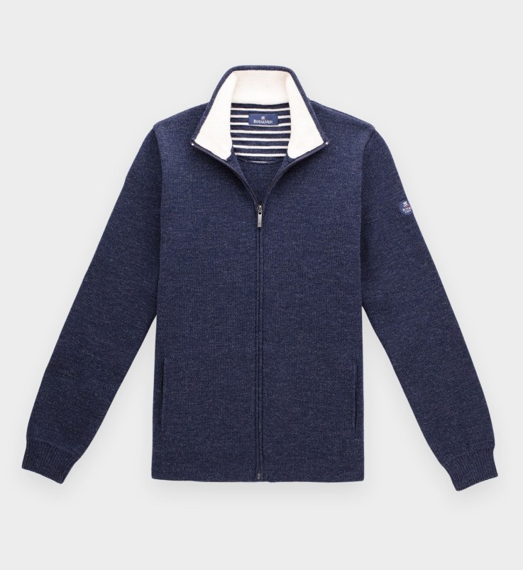 Blouson zippé unisexe Alberic U laine vierge