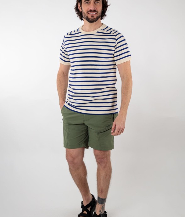 Tee-shirt rayé manche...