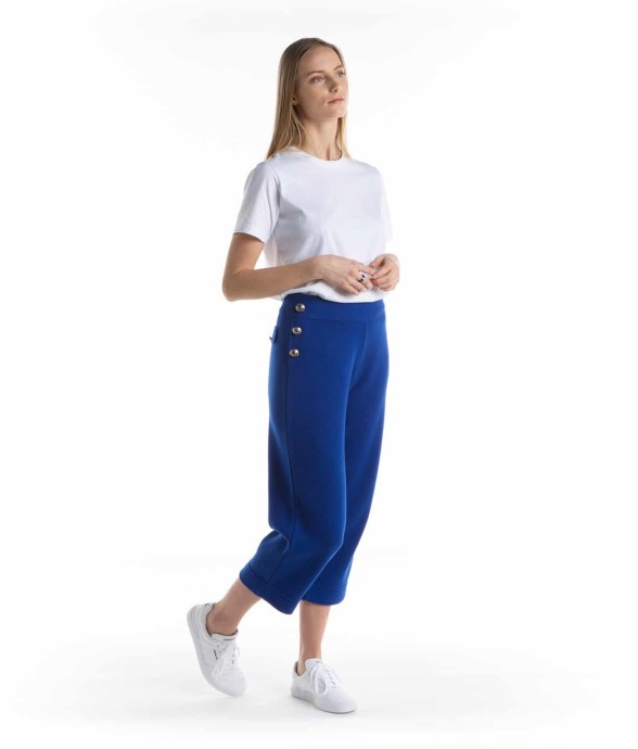 Pantalon Anne à pont coton