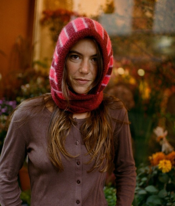 Cagoule Marguerite Mohair &...