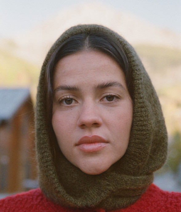 Cagoule Marguerite Mohair &...