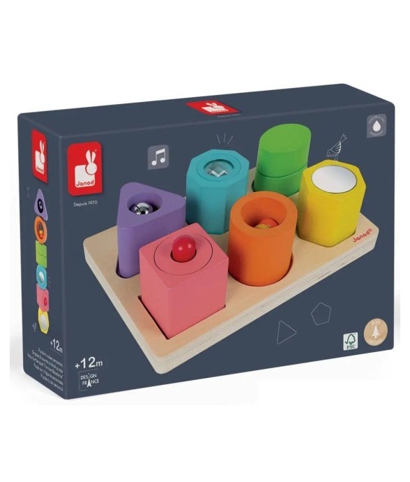 Puzzle 6 cubes sensoriels