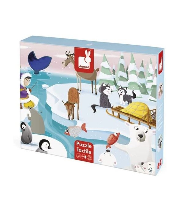 Puzzle Tactile - La banquise