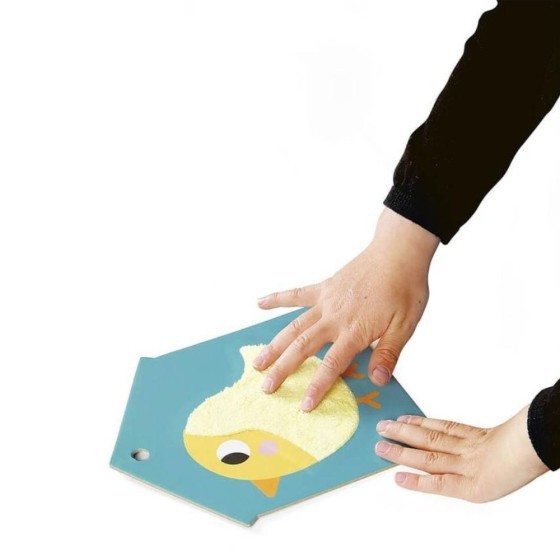 7 cartes tactiles - Les animaux de la ferme Multicolore