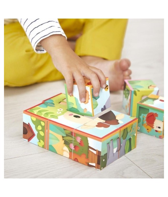 Cubes animaux de la ferme