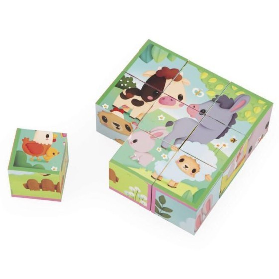 Cubes animaux de la ferme
