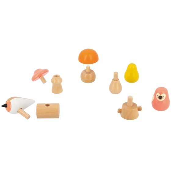 Jeu à visser : Oiseaux et champignons