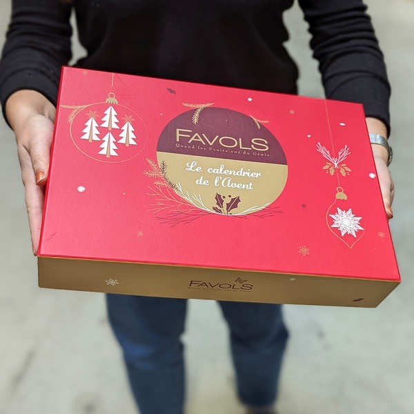Calendrier de l'Avent Confitures Gourmandes Favols (24 pots)