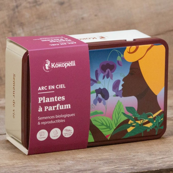 Mélange de graines Arc en ciel bio - Plantes à parfum- Graines bio à semer