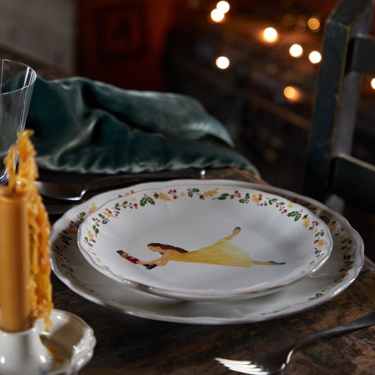 Assiette à Salade/Dessert Clara The Nutcracker - Vaisselle de Noël
